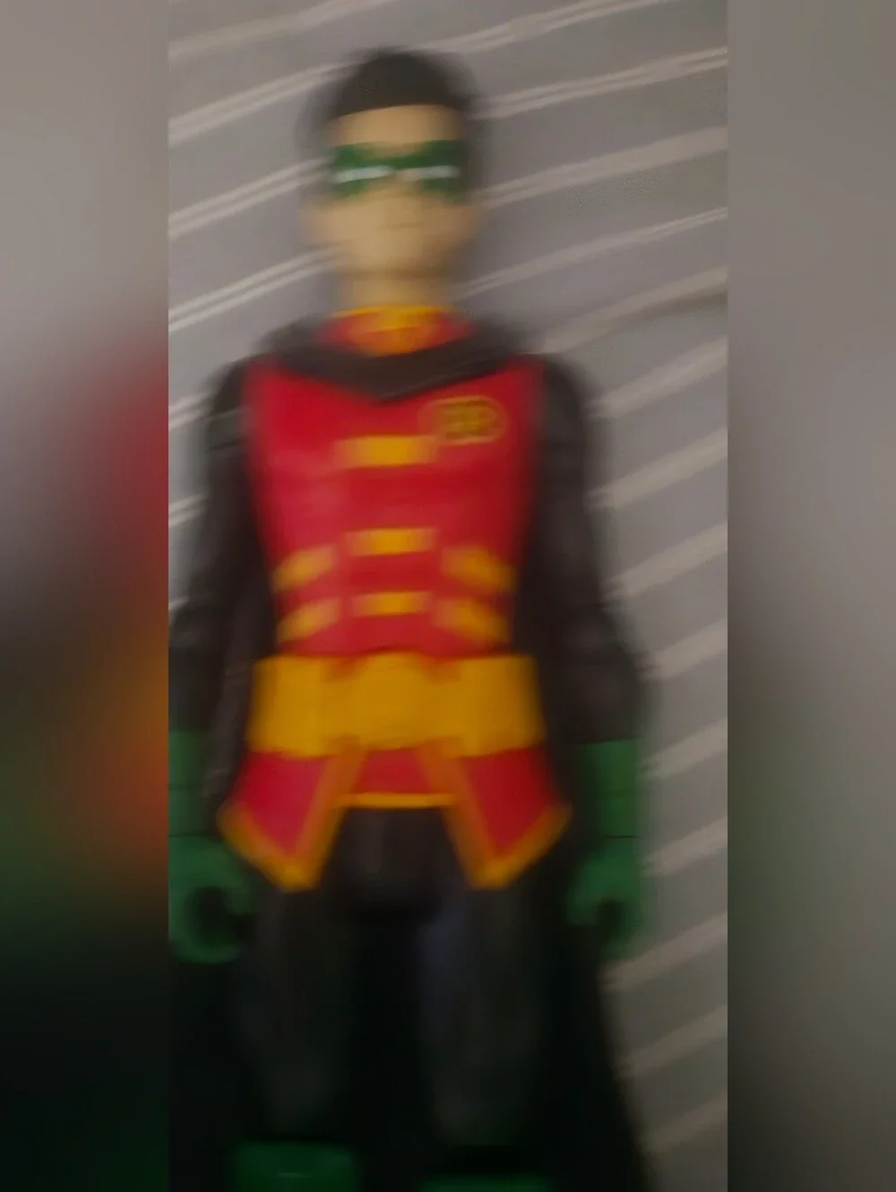 DC Comics Robin Kids Costume Figure - Red, Black & Green 12in